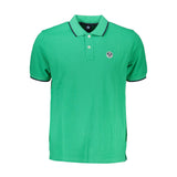 Green Cotton Polo Shirt