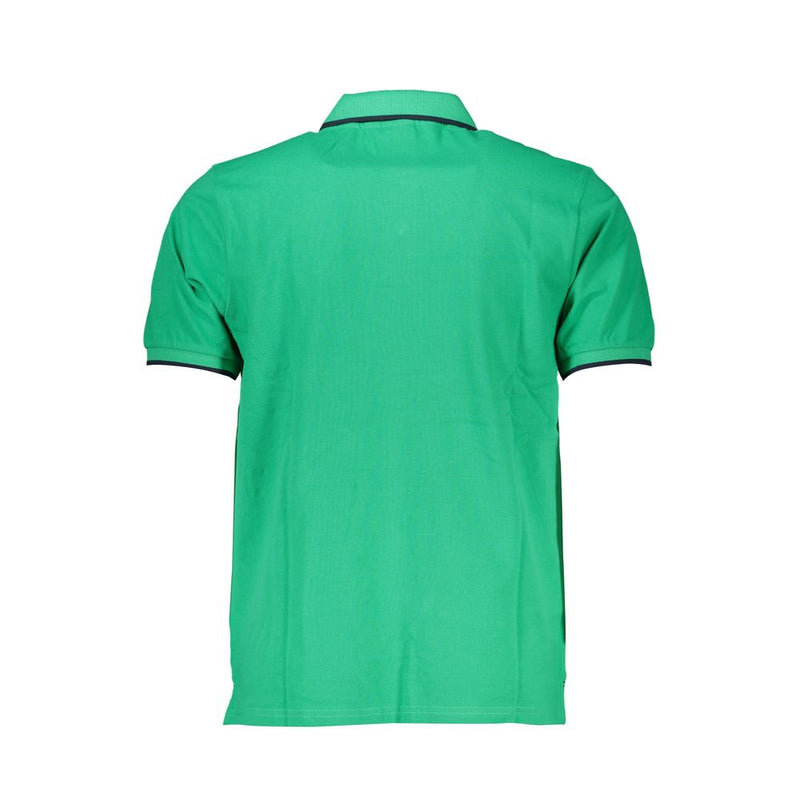 Polo de algodón verde