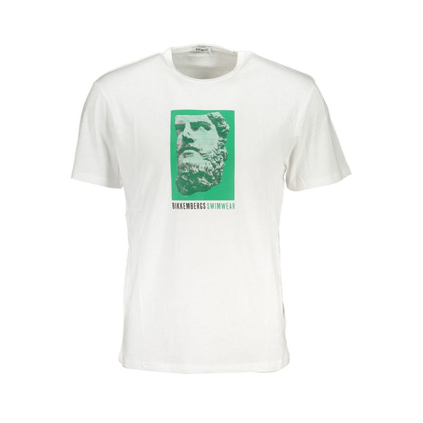 Camiseta de algodón blanco