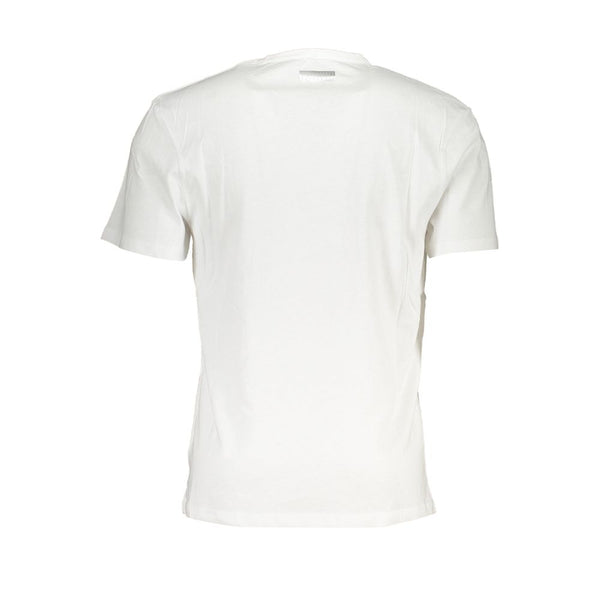 Camiseta de algodón blanco