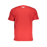 Rotes Baumwollt-Shirt