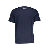 T-shirt di cotone blu