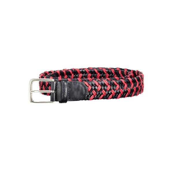 Ceinture en cuir rose élégante avec boucle en métal