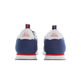 Sneaker sportivi allacciati blu eleganti