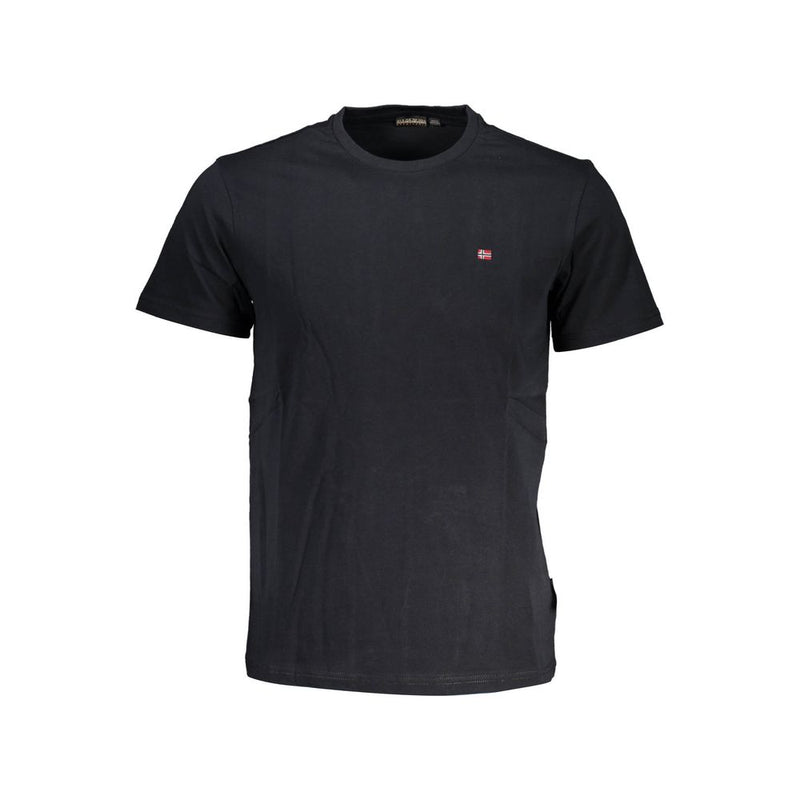 T-shirt noir brodé élégant