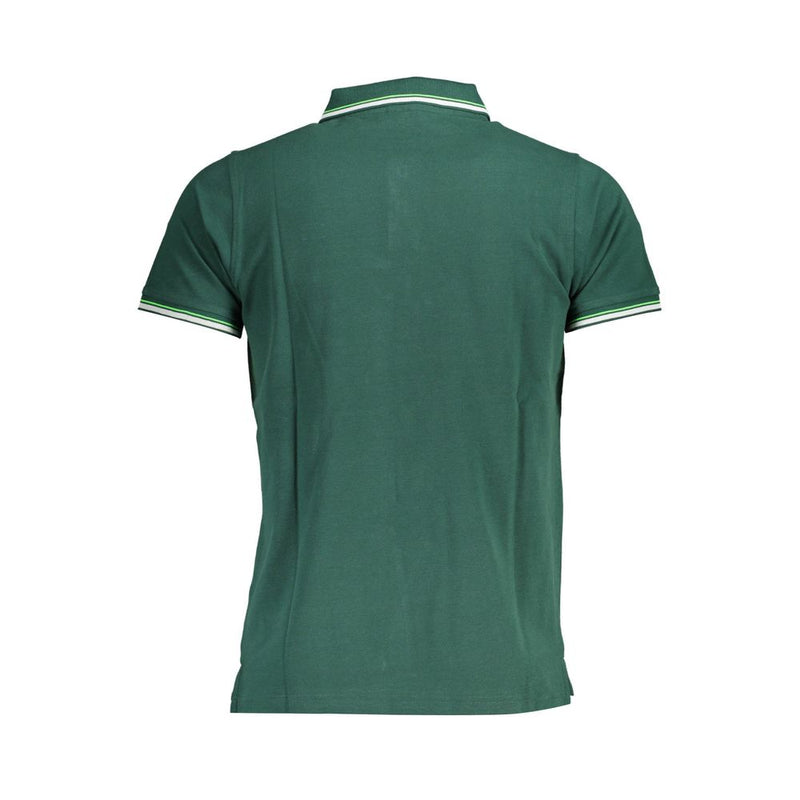 Polo vert élégant avec des accents contrastés