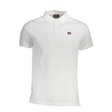 Polo de algodón blanco