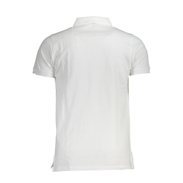 Polo de algodón blanco