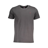 T-shirt di cotone grigio