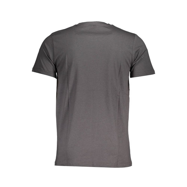 Camiseta de algodón gris