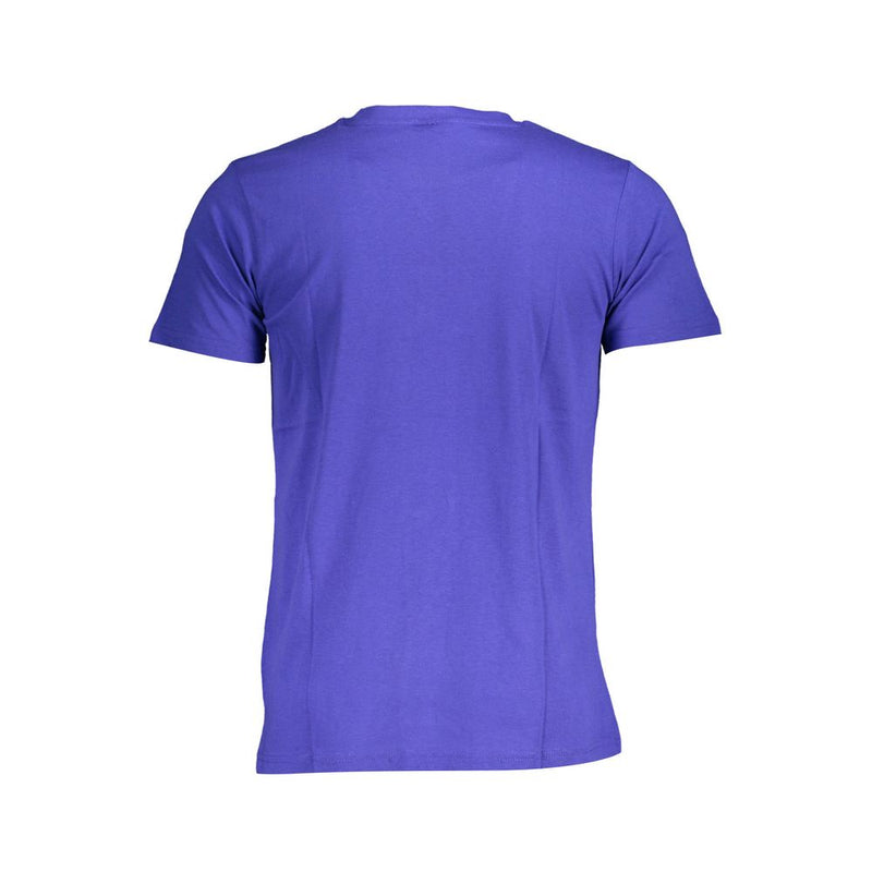 T-shirt en coton bleu