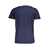 T-shirt di cotone blu