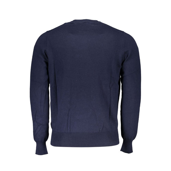 Umweltbewusster Crew-Nackenpullover in Blau