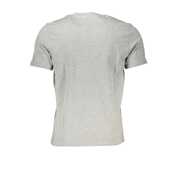 Camiseta de algodón gris