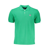 Polo de algodón verde