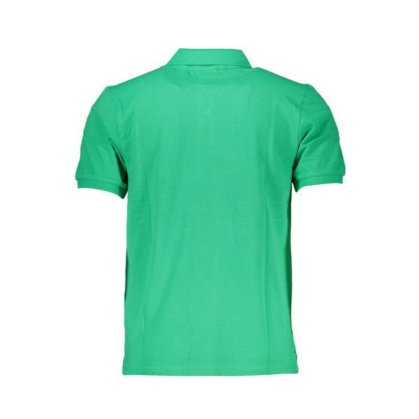 Polo de algodón verde