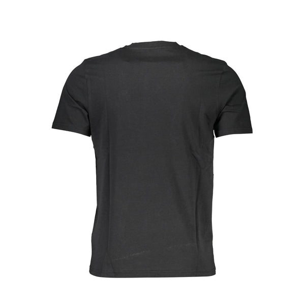 Camiseta de algodón negro