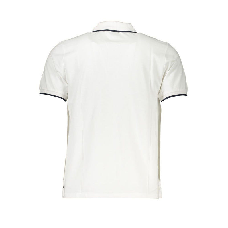 Polo de algodón blanco