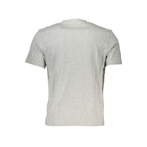 Camiseta de algodón gris