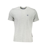 Camiseta de algodón gris