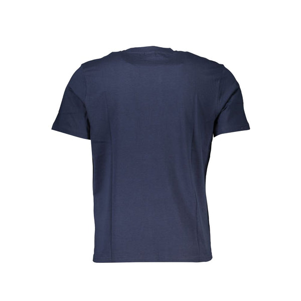 T-shirt di cotone blu