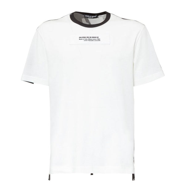 T-shirt di cotone bianco