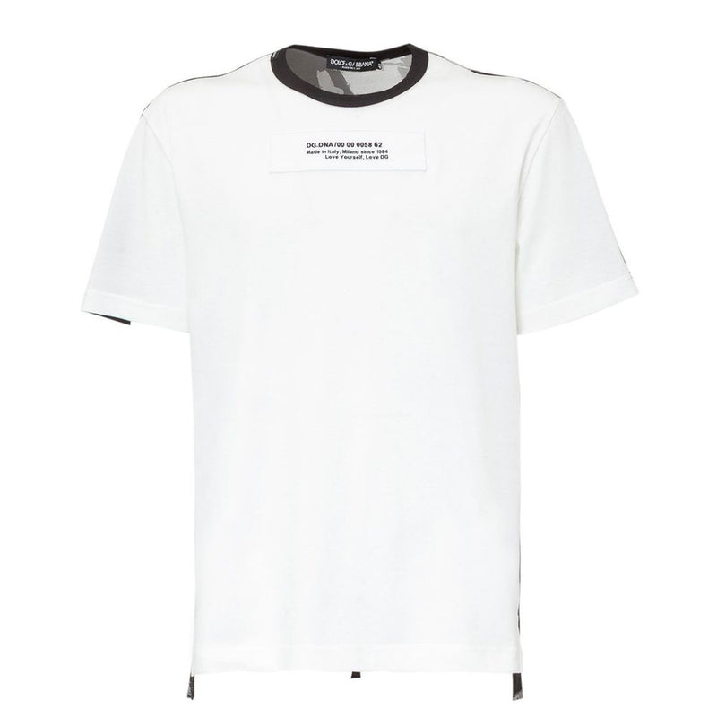 Camiseta de algodón blanco