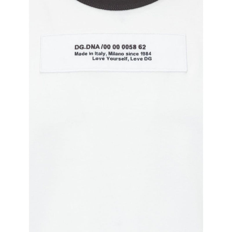 T-shirt di cotone bianco