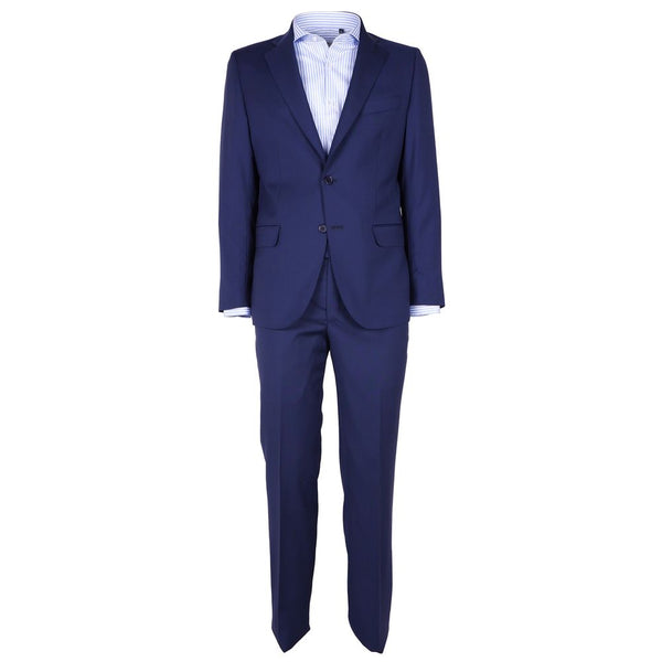 Suit en deux pièces bleu marine élégant