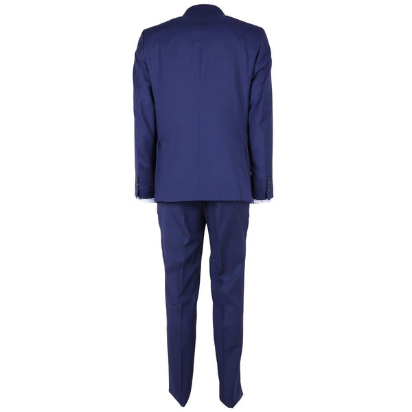 Suit en deux pièces bleu marine élégant