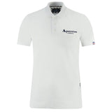 Elegante polo de algodón blanco