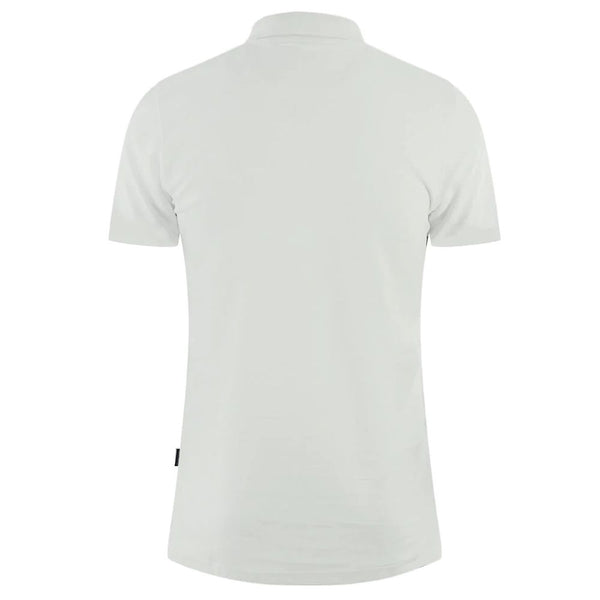 Elegante polo de algodón blanco