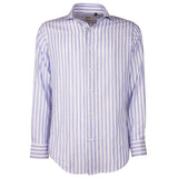 Camicia di cotone azzurro