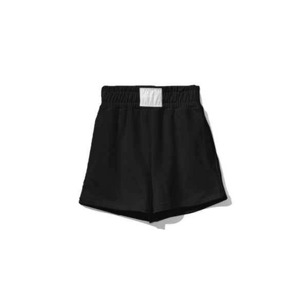 Chic Stretch Cotton Shorts mit Logoakzenten