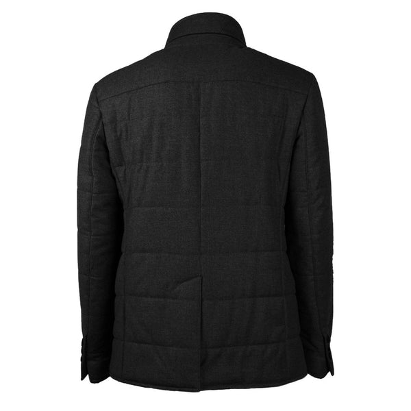 Élégant manteau pour hommes en laine laine