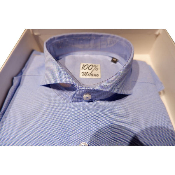 Elegant Light Blue Oxford Shirt