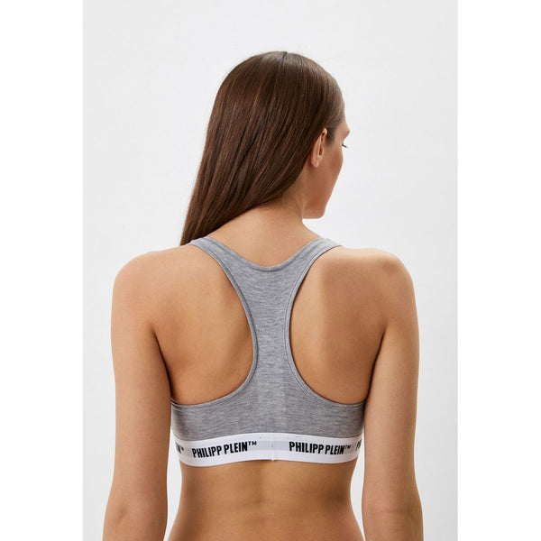 Chic Gray Logo Thongs Twin-Pack