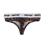 Chic Leopard Print Thong Duo για γυναίκες