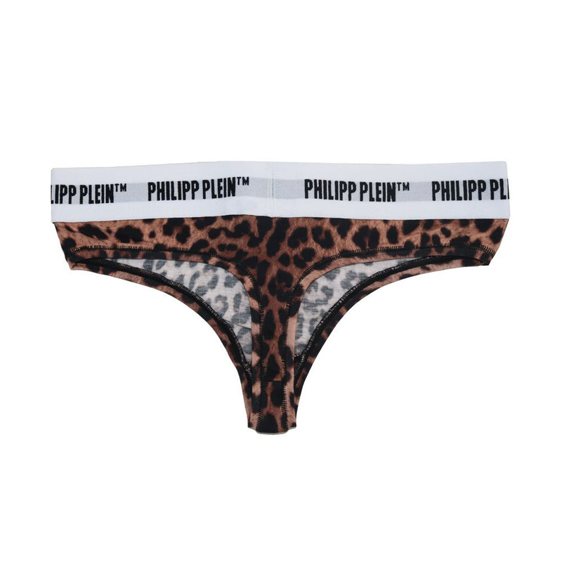 Chic Leopard Print Thong Duo für Frauen