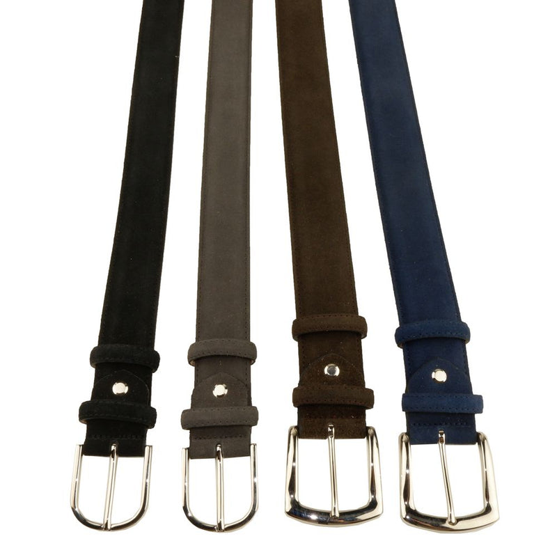 Κομψό Quad of Suede Calfskin Belts