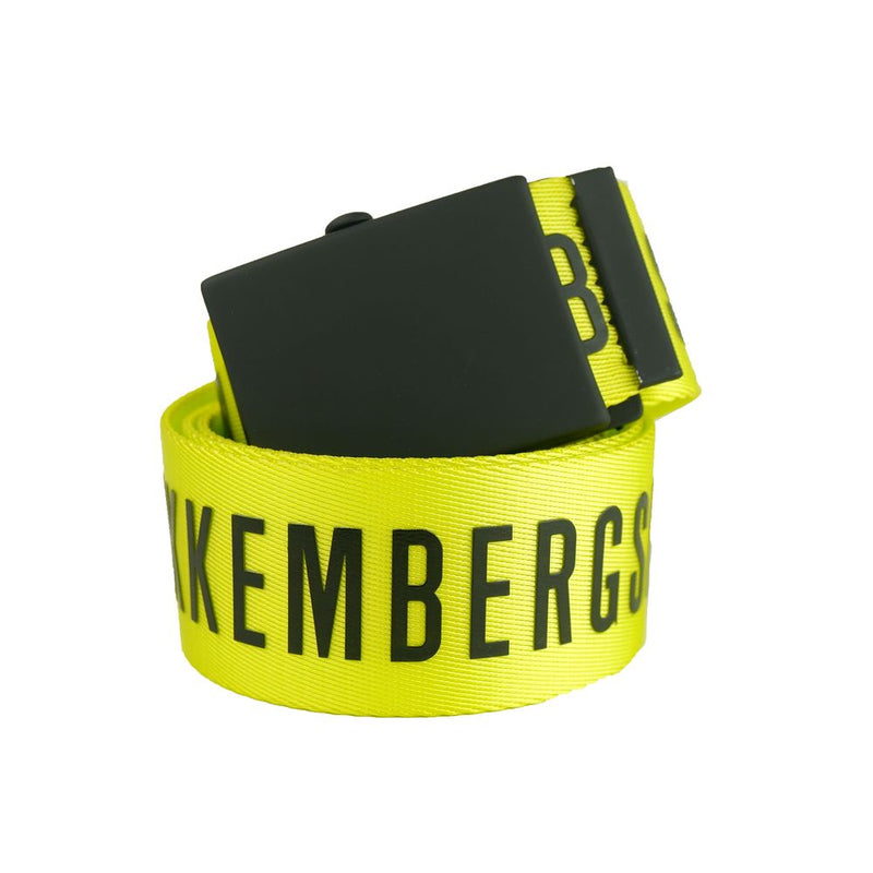 Ceinture de fermeture de clip à chaux jaune vibrante