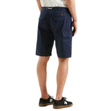 Elegante blaue Baumwoll -Mischshorts