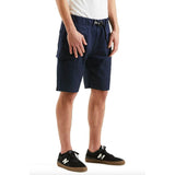 Elegante blaue Baumwoll -Mischshorts