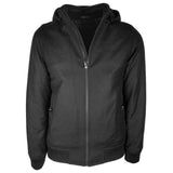 Elegant Men's Wool-Cashmere Hooded Jacket