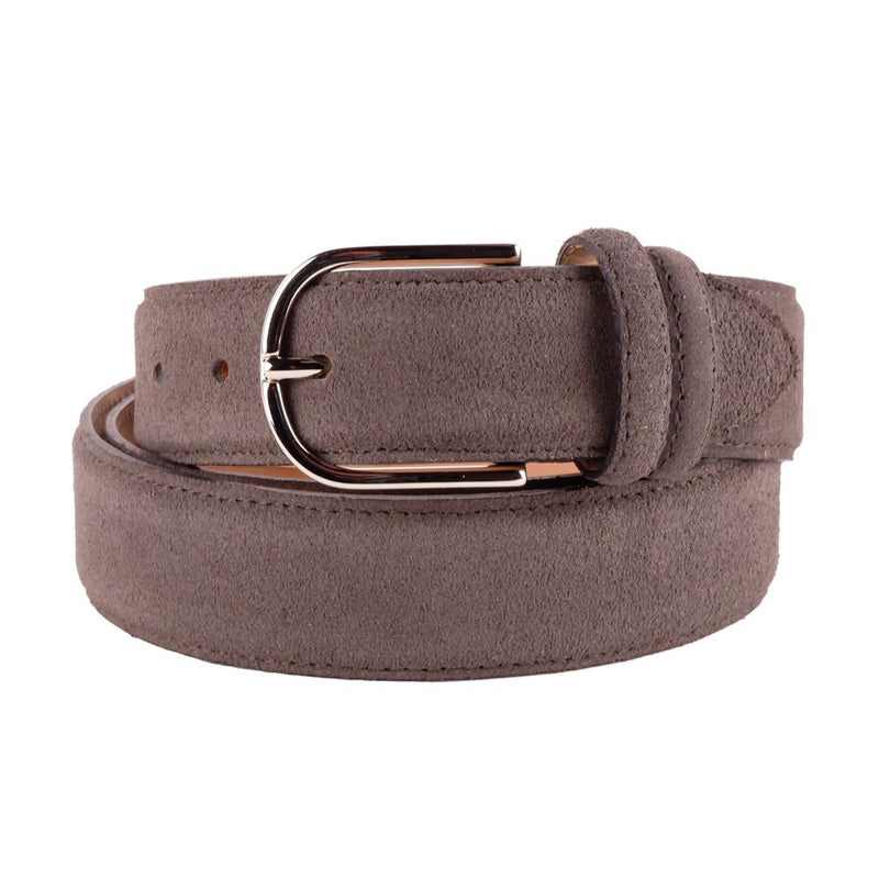 Ceinture de molleton en daim gris élégant