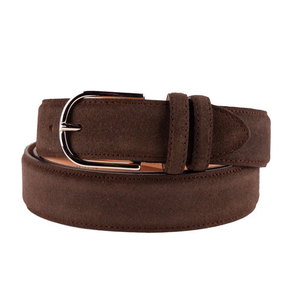 Ceinture de molleton en daim brun élégant