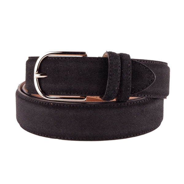 Ceinture de mollet en daim noir élégant