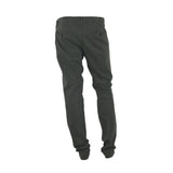 Elegant Gray Italian Cotton Trousers