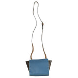 La Boca Chic Blue Leder Crossbody