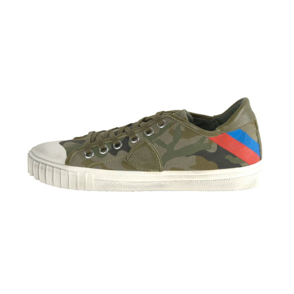 Green Leather Men Sneaker